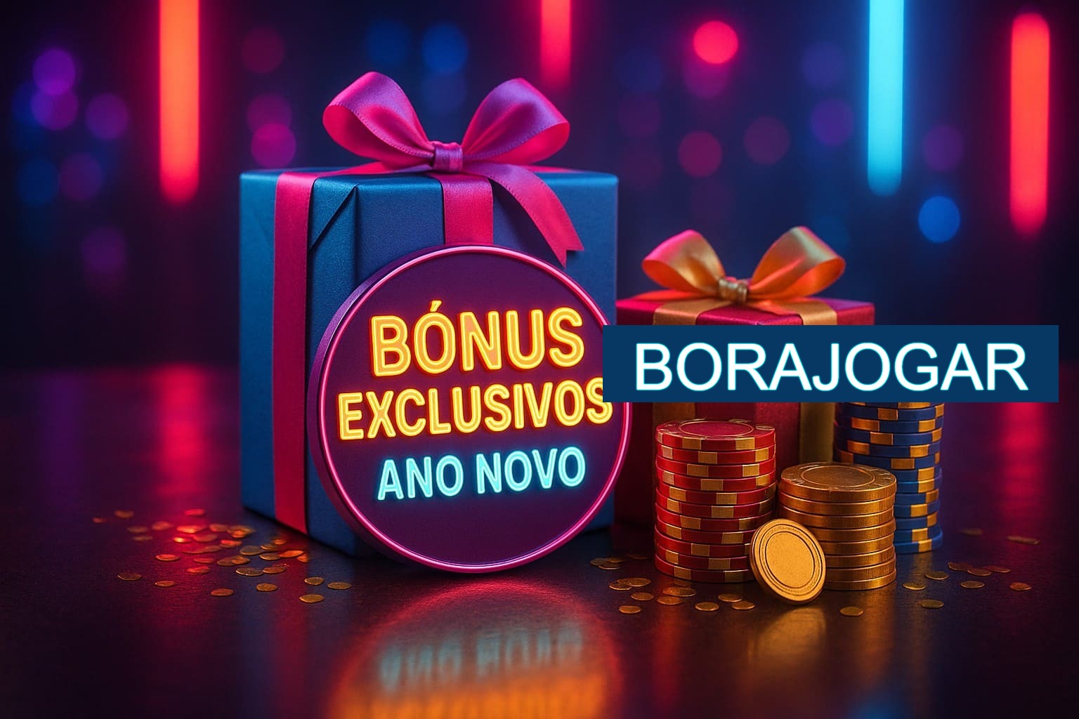 Promoções de Ano Novo no BORAJOGAR